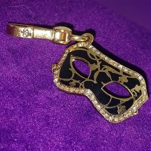 Juicy Couture Pave Masquerade Ball Mask Charm RARE